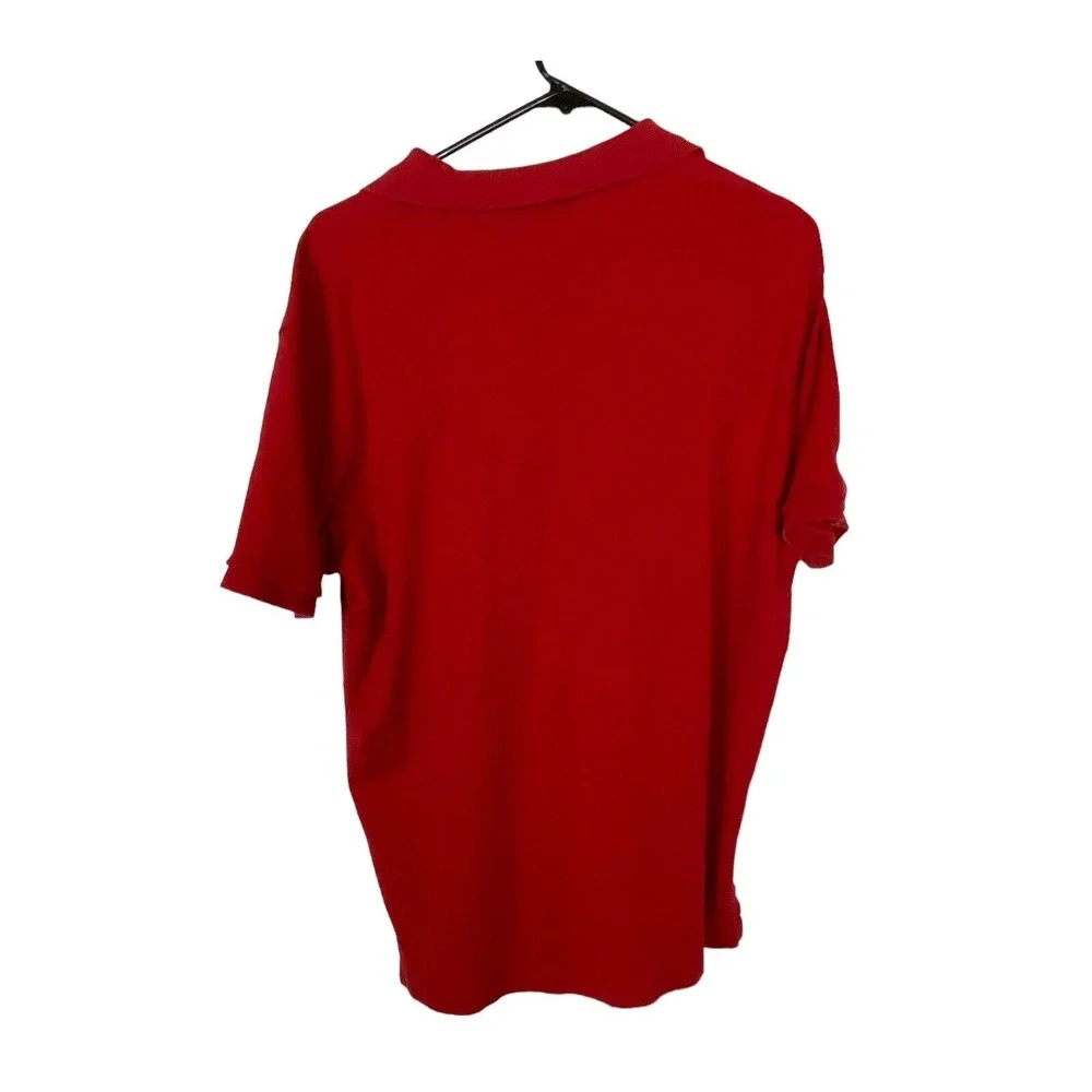 POLO RALPH LAUREN Men Short Sleeve Shirt Collard Sz XL Red Casual Golf‎ 78-14
